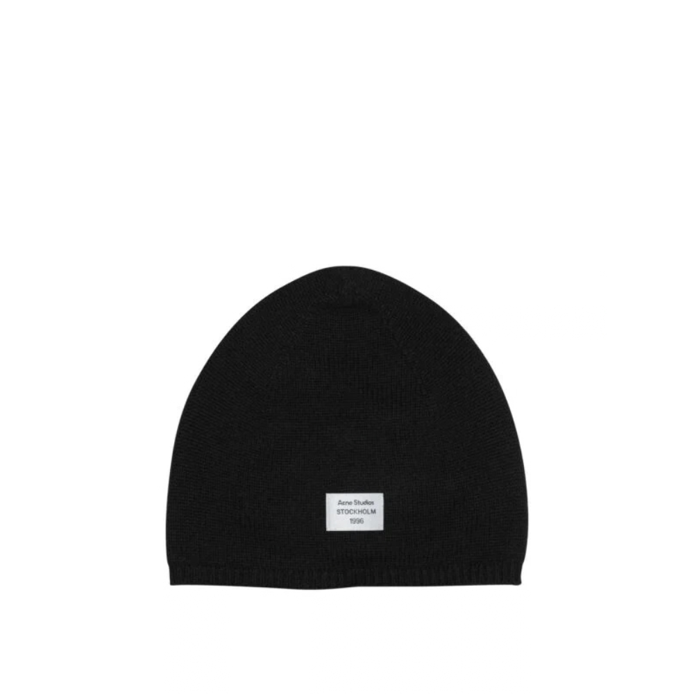 Sans titre (1000 x 1000 px) - 2026-10-02T233948.623 ACNE STUDIOS bonnet en cachemire homme noir – Image 1