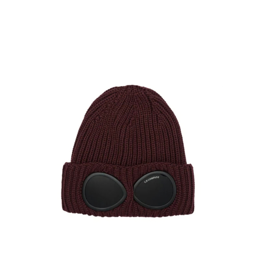Sans titre (1000 x 1000 px) - 2026-10-03T172939.255 C.P. COMPANY bonnet en laine homme bordeaux – Image 1