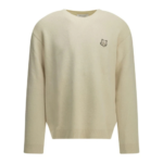 MAISON KITSUNE pull-over en laine homme blanc