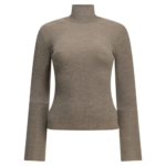 MAX MARA pull-over à col roulé femme beige