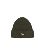 MAISON KITSUNE bonnet en laine femme vert