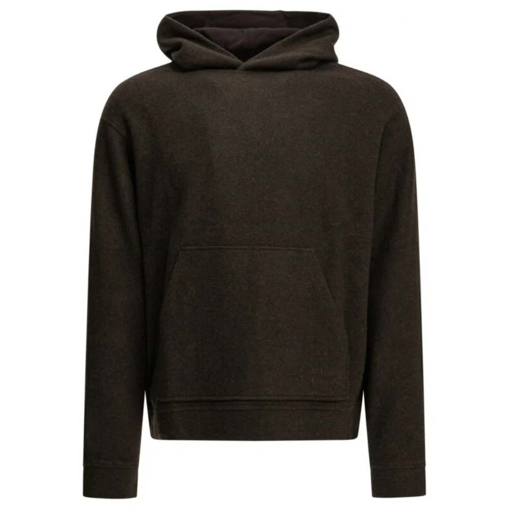 Sans titre (1000 x 1000 px) - 2026-10-03T183050.349 MAISON KITSUNE sweat à capuche homme marron – Image 1