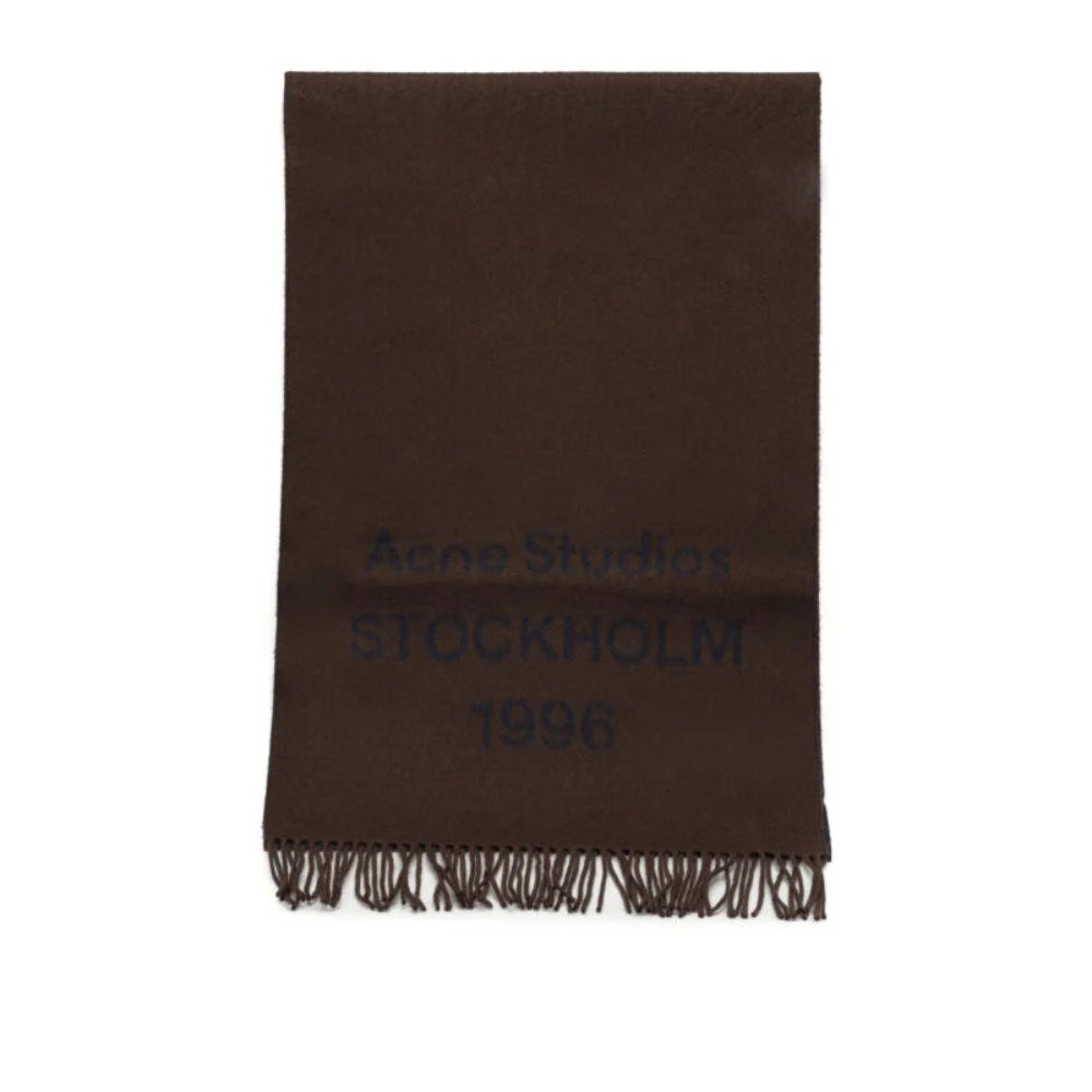 Sans titre (1000 x 1000 px) (82) ACNE STUDIOS écharpe en laine homme marron – Image 1