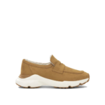 TOD'S mocassins en cuir femme beiges