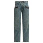 MAISON MARGIELA jean ample femme bleu