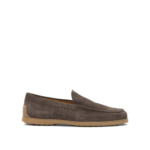 TOD'S mocassins en cuir homme marron