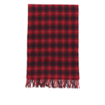 BARACUTA écharpe en laine homme rouge