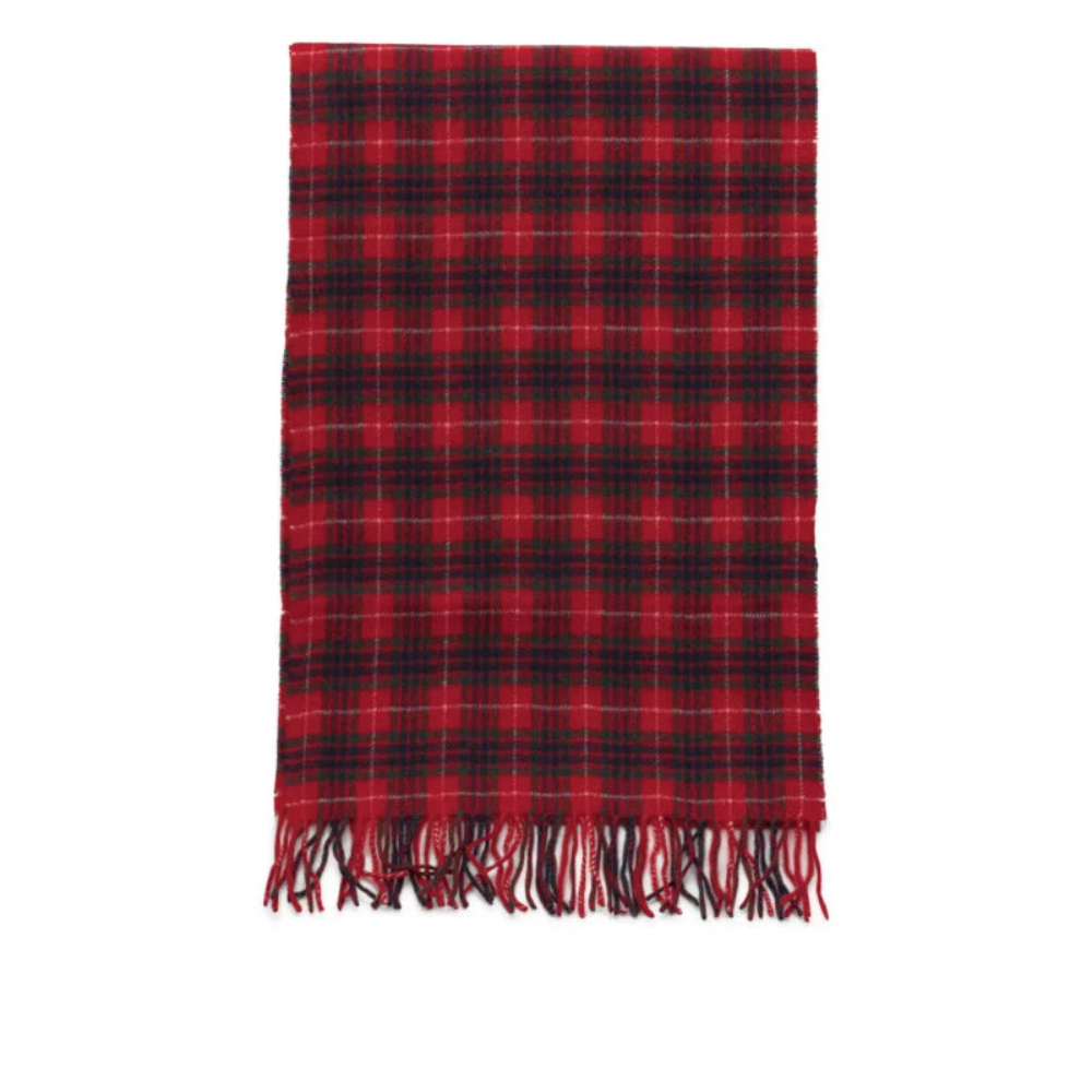 Sans titre (1000 x 1000 px) (85) BARACUTA écharpe en laine homme rouge – Image 1