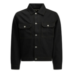 STÜSSY veste en coton homme noire