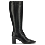 SANTONI bottes en cuir femme noires