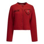 CHLOÉ cardigan femme rouge