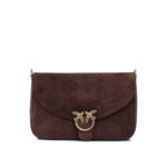 PINKO sac bandoulière en cuir femme bordeaux