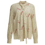 VALENTINO chemise en soie femme blanche