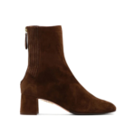 AQUAZZURA bottines en cuir femme marron