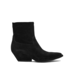 DEL CARLO bottines en cuir femme noires
