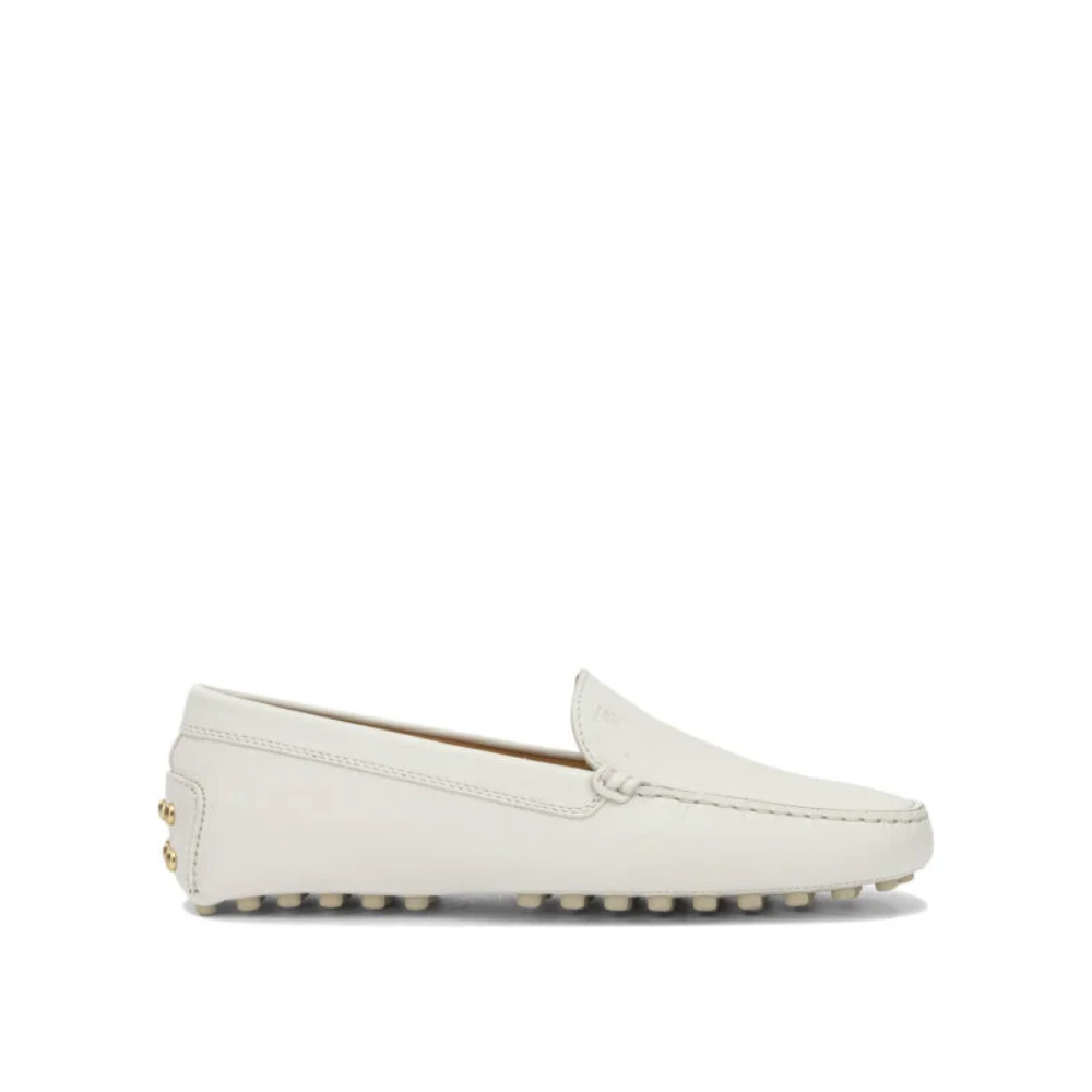 Sans titre (1000 x 1000 px) (93) TOD'S mocassins en cuir femme blancs – Image 1