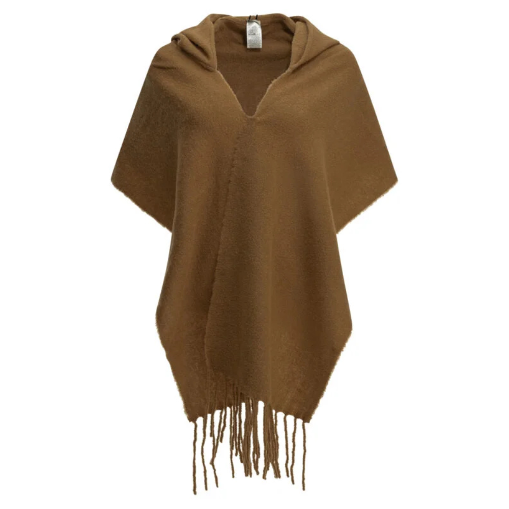 Sans titre (1000 x 1000 px) (98) DESTIN poncho femme marron – Image 1