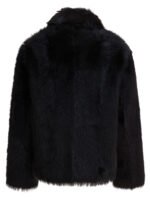 SEMPER manteau en fourrure femme noir – Image 2