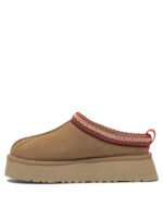 UGG mules en cuir femme marron – Image 3