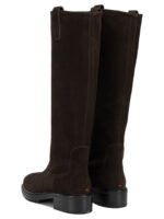 AEYDE bottes en cuir femme marron – Image 4