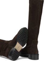 AEYDE bottes en cuir femme marron – Image 5