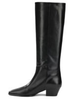 AEYDE bottes en cuir femme noires – Image 3