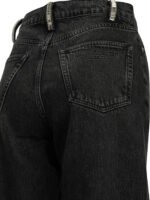 ALEXANDER WANG jean large femme noir – Image 4