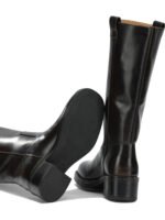 ALOHAS bottes en cuir femme noires – Image 5