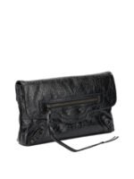 BALENCIAGA pochette en cuir femme noire – Image 2