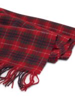 BARACUTA écharpe en laine homme rouge – Image 2