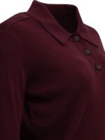 BURBERRY pull polo femme bordeaux – Image 4