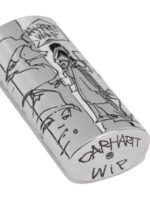 CARHARTT WIP étui pour briquet argenté – Image 2