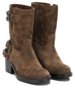 CHLOÉ bottines en cuir femme marron – Image 2
