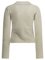 CHLOÉ pull polo en laine femme gris – Image 2
