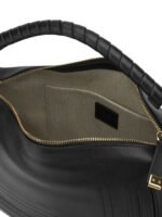 CHLOÉ sac porté épaule en cuir femme noir – Image 5