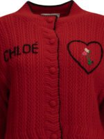 CHLOÉ cardigan femme rouge – Image 3