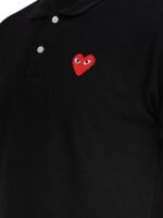 COMME DES GARÇONS PLAY polo homme noir – Image 4