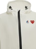 COMME DES GARÇONS PLAY imperméable homme blanc – Image 3