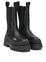 COPENHAGEN bottes en cuir femme noires – Image 2