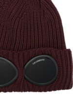 C.P. COMPANY bonnet en laine homme bordeaux – Image 3