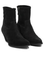 DEL CARLO bottines en cuir femme noires – Image 2