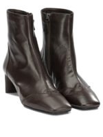 DEL CARLO bottes en cuir femme marron – Image 2