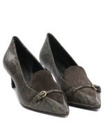DEL CARLO escarpins femme gris – Image 2