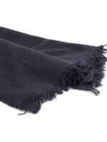 DESTIN écharpe en cachemire femme bleu marine – Image 2