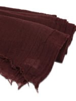 DESTIN écharpe femme bordeaux – Image 2