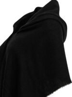 DESTIN poncho en laine femme noir – Image 3