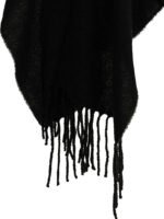 DESTIN poncho en laine femme noir – Image 4