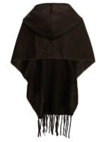 DESTIN poncho en laine femme marron – Image 2