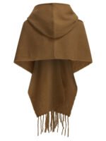 DESTIN poncho femme marron – Image 2