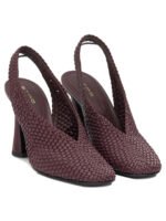 ETRO escarpins tressés femme bordeaux – Image 2